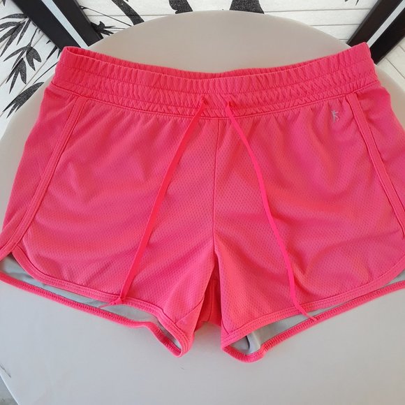Danskin Bundle of 2 Running Mesh Shorts - Pink & Coral - Picture 10 of 16